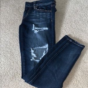 American eagle ripped skinny jeans